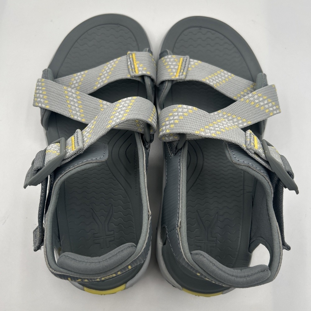 NEW Kuru Women's Current Sandal, Gray, Soft Yellow,Walking,Hiking, SZ: 8 M, NWOB - Picture 10 of 15